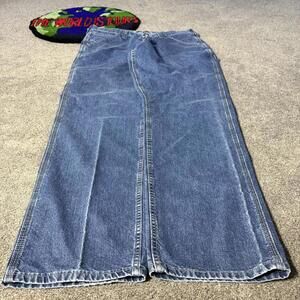 BLUE Y2K ACID WASHED LEE CARPENTER JEANS 😮‍💨